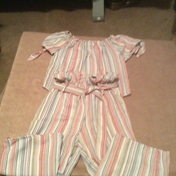 Love to be Loved girls 7/8 pants set - Picture 1 of 8